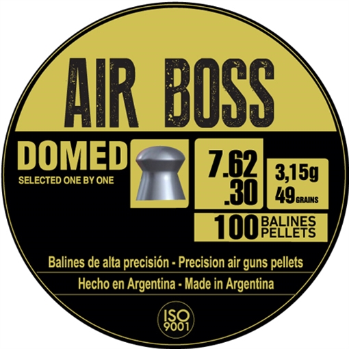 Picture of Hatsan Apolo Air Boss Domed Air Rifle Pellets 30 Cal 49 gr 100/ct E30201