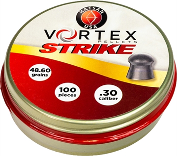 Picture of Hatsan USA Vortex Strike Pellets 30Cal Lead Domed 100 Pellets HA90643