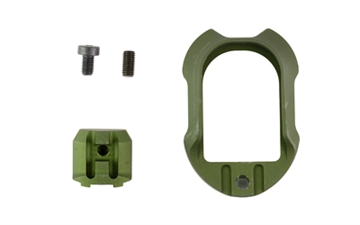 Picture of Edgar Sherman Design ESD Magwell, Fits Glock 17/22 Gen 5, Anodized Finish, Olive Drab Green ESD-MW-G5-ODG