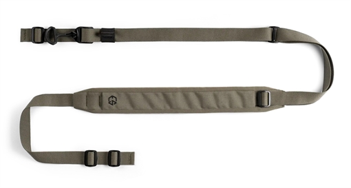 Picture of Edgar Sherman Design ESD Sling, Padded, 2-Point Combat Sling, 1", Matte, Ranger Green and Black, 20+ Inches of Adjustment, Mounting Hardware not Included ESD-PAD-SL-RGB