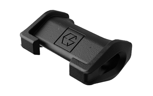 Picture of Edgar Sherman Design ESD Paracord Guide, Adapter for Mounting Slings with Paracord, Polymer Construction, Matte Finish, Black ESD-PG-BLK