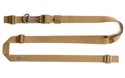 Picture of Edgar Sherman Design ESD Sling, 2-Point Combat Sling, 1" Webbing, Polymer Hardware, Matte Finish, Coyote Brown ESD-SL-CB