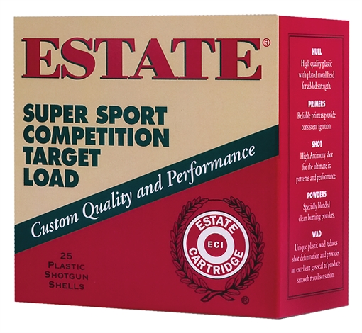 Picture of Estate Cartridge Super Sport Target 12Gauge 2.75" 1oz 7.5Shot *200 Box Case Only SS12XH110075WM
