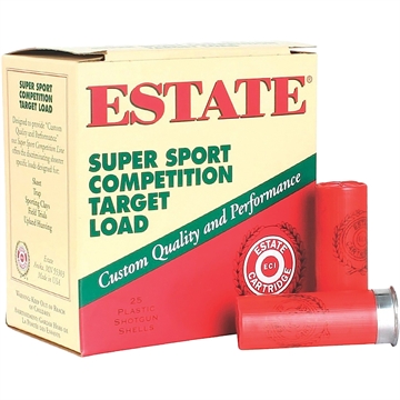 Picture of Estate Cartridge Estate Super Sport Competition Target Load 12 ga. 2.75 in. 3 Dr. 1 1/8 oz. 7.5 Shot 25 rd. SS12H 7.5 SS12H75