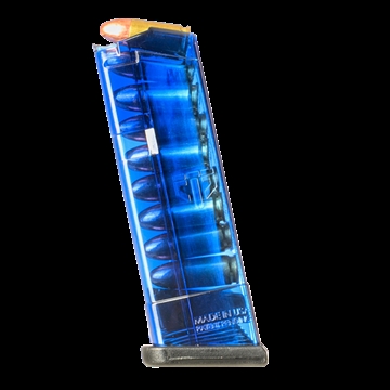 Picture of Elite Tactical Systems (ETS) Handgun Magazine BLUE for Glock 43 9mm Luger 9/rd GLK-43-9BLU