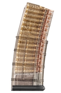 Picture of Elite Tactical Systems Group Magazine, 223 Remington, 556NATO, 30Rd, Clear, Integrated Coupler, AR Rifles, Gen 2 AR15-30CG2 AR1530CG2