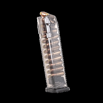 Picture of Elite Tactical Systems Group Elite Tactical Systems Group, Magazine, 9MM, 22 Round, Fits Glock 17/19/34 All Generations, Polymer, Clear, Competition Legal 140mm GLK-9-22