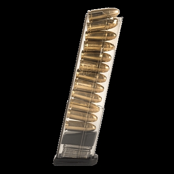 Picture of Elite Tactical Systems Group Elite Tactical Systems Group, Magazine, 9MM, 12 Rounds, Fits Glock 43, All Generations, Polymer, Clear GLK-43-12 GLK4312