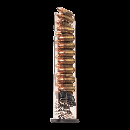 Picture of Elite Tactical Systems Group Elite Tactical Systems Group, Magazine, 9MM, 19 Rounds, Fits Glock 43X, All Generations, Polymer, Clear GLK-43X-19 GLK43X19