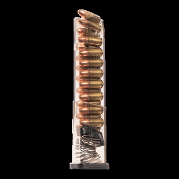 Picture of Elite Tactical Systems Group Elite Tactical Systems Group, Magazine, 9MM, 19 Rounds, Fits Glock 43X, All Generations, Polymer, Clear GLK-43X-19 GLK43X19