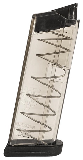 Picture of ETS Group Pistol Mags 7rd 380 ACP Compatible w/ Glock 42 Clear Polymer GLK42