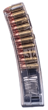 Picture of ETS Group Rifle Mags 20rd 9mm Luger for H&K MP5/SP5K/MP5K/94/SP89 Clear Detachable HKMP520