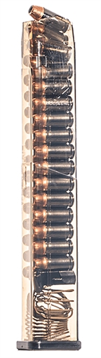 Picture of Elite Tactical Systems Group Magazine, 45 ACP, 30 Rounds, Fits Glock 21/30/41, Carbon Smoke SMK-GLK-21-30 SMKGLK2130