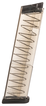 Picture of Elite Tactical Systems Group Magazine, 9MM, 12 Rounds, Fits Glock 43, Carbon Smoke SMK-GLK-43-12 SMKGLK4312