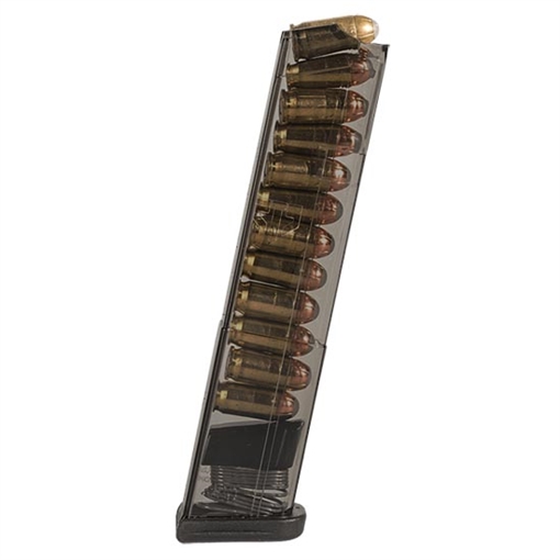 Picture of Elite Tactical Systems Group Magazine, 380 ACP, 12 Rounds, Fits Glock 42, Carbon Smoke SMK-GLK-42-12