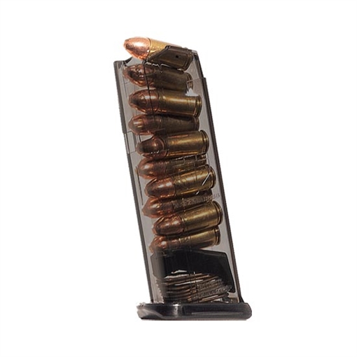 Picture of Elite Tactical Systems Carbon Smoke Handgun Magazine for Glock 43x/48 9mm Luger 10/rd SMK-GLK-43X