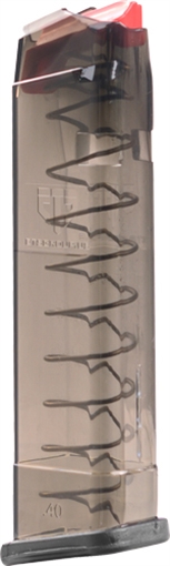 Picture of ETS Group Pistol Mags Competition Legal 19rd 40 S&W Compatible w/Glock 22/23/24/27/35 Gen1-4 Clear Polymer GLK22140