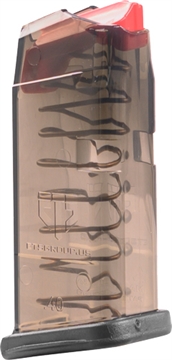 Picture of Elite Tactical Systems Group Magazine, 40 S&W, 9 Rounds, Fits Glock 27, Carbon Smoke SMK-GLK-27 SMKGLK27