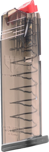 Picture of Elite Tactical Systems Group Magazine, 9MM, 17 Rounds, Fits Sig Sauer P320, Carbon Smoke SMK-SG9-320-17 SMKSG932017