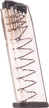 Picture of Elite Tactical Systems Group Magazine, 9MM, 17 Rounds, Fits Smith & Wesson M&P9, Carbon Smoke SMK-SW9-MP-17 SMKSW9MP17