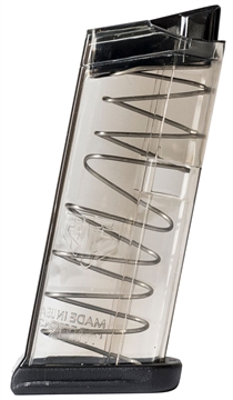 Picture of Elite Tactical Systems Group Magazine, 9MM, 7 Rounds, Fits Glock 43, Carbon Smoke SMK-GLK-43 SMKGLK43