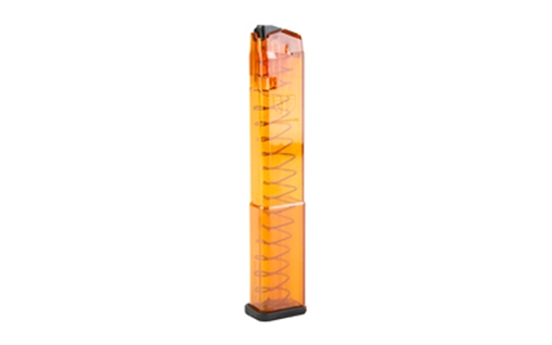 Picture of Elite Tactical Systems Group Elite Tactical Systems Group, Magazine, 9MM, 32 Rounds, Fits Glock 17/19/26, All Generations, Polymer, Orange GLK-18G2OR