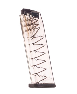 Picture of Elite Tactical Systems Group OMEGA Magazine, 9MM, 17 Rounds, For Smith & Wesson M&P, Hardened Steel Feedlips, Polymer, Clear OMG-SW9-MP-17 OMGSW9MP17