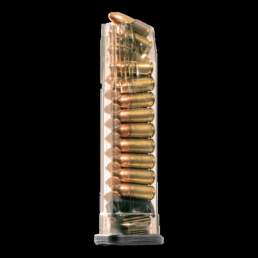 Picture of ETS Group Pistol Mags 21rd 9mm Luger for S&W M&P (Except Shield Variant) Clear Detachable SW9MP21