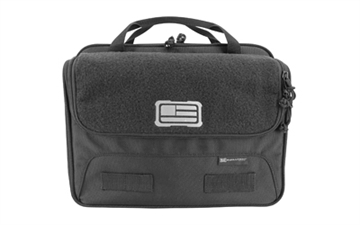 Picture of Evolution Outdoor Tactical 1680 Series, XL Tactical Double Pistol Case, Fits 2 Full Size Pistols, Polyester, Black 51303-EV