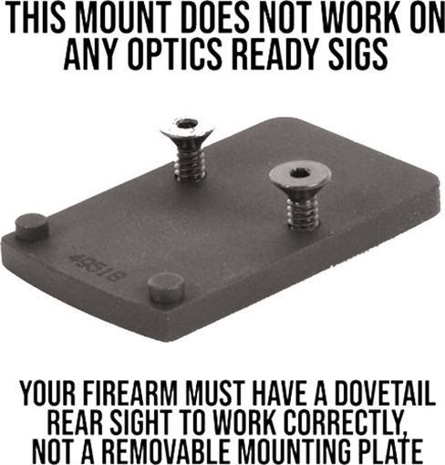 Picture of EGW SCOPE MOUNT TRIJICON RMR FOR SIG P220-229 & 320 BLACK EGW49518