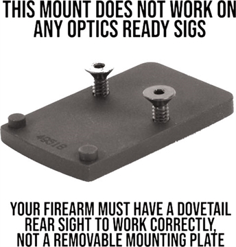 Picture of EGW SCOPE MOUNT TRIJICON RMR FOR SIG P220-229 & 320 BLACK EGW49518