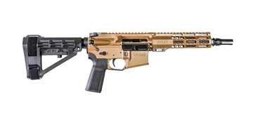 Picture of EVOLVE WEAPONS SYSTEMS E15 ENHANCED HGA 300BLK 8.3IN BBL TAN B5 GRIP MLOK HG ENH 2 STG TRIG SBA4 E15-ENH08-TAN