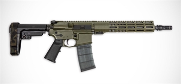 Picture of EVOLVE WEAPONS SYSTEMS E15 ENHANCED HGA 5.56 11.5IN BBL ODG B5 GRIP MLOK HG ENH 2 STG TRIG SBA4 E15-ENH11-ODG