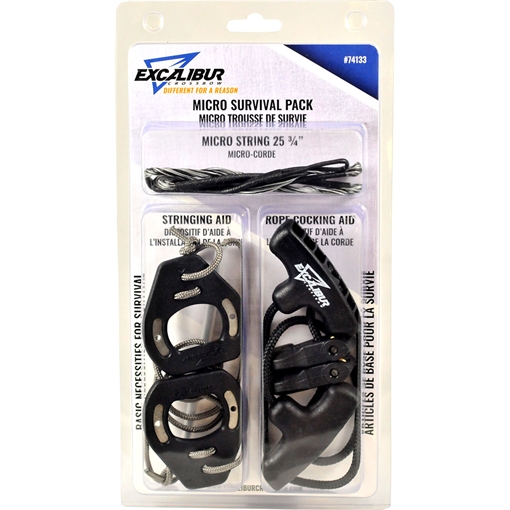 Picture of Excalibur Excalibur Micro Survival Pack Micro String, Rope Cocker and Stringing Aid 74133