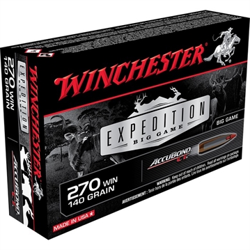 Picture of Winchester 270 WINCHESTER 140GR ACCUBOND CT 20/BOX S270CT