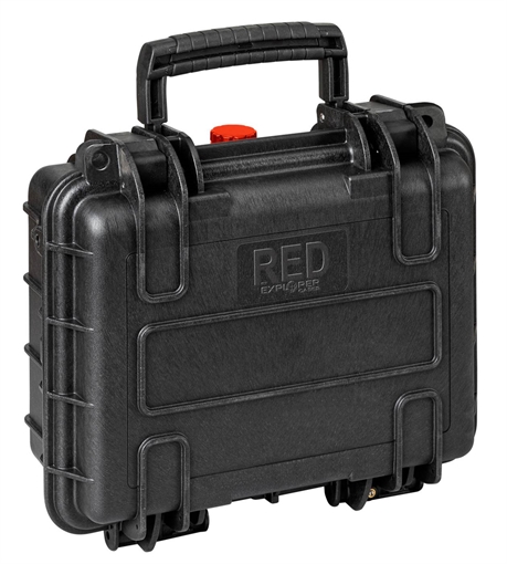 Picture of EXPLORER RED GUNCASE DOUBLE PISTOL BLACK PRE-CUBED FOAM SET 11.81"X8.27"X2.28" RED2712B