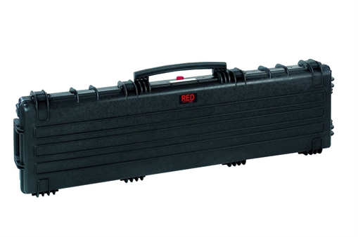 Picture of EXPLORER RED LONG GUN CASE BLACK WATERPROOF PRE-CUBED FOAM SET 53.15"X13.78"X5.31" RED13513B
