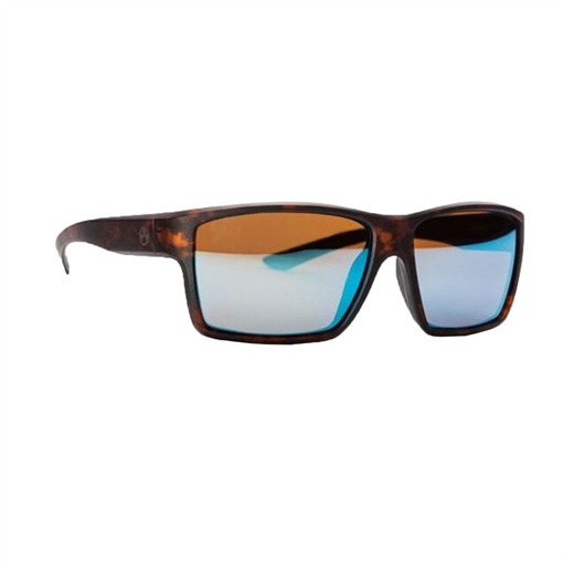 Picture of Magpul EXPLORER TORTOISE FRAME BRONZE LENS W/ BLUE LENS MIRROR MAG1147-1-204-2