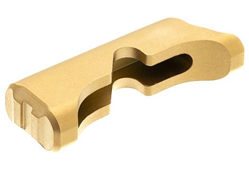 Picture of Tyrant CNC TDECHEMRGOLD Extended Magazine Release Springfield Echelon PVD Gold Steel TDECHEMRGOLD TD-ECHEMR-GOLD
