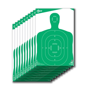 Picture of THE ALLEN COMPANY, INC. AIM 12X18 SILHOUETTE GREEN 10 PACK 15204