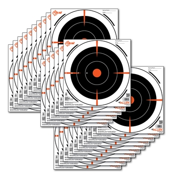 Picture of THE ALLEN COMPANY, INC. AIM PAPER BULLSEYE TARGET 8 X 8 26 PACK 15246