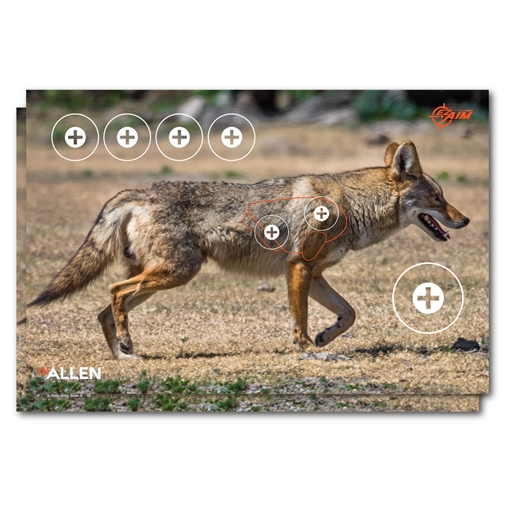 Picture of EZ-Aim Four Color Coyote Paper Hanging 23" x 35" Multi-Color 2 Per Pkg 15284