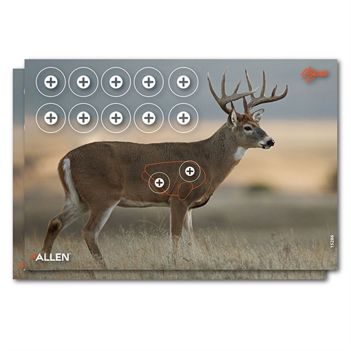 Picture of EZ-Aim Whitetail Deer Paper Hanging 23" x 35" Multi-Color Includes Pasters 2 Per Pkg 15286
