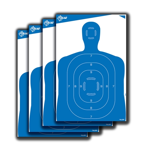 Picture of EZ-Aim Silhouette Paper Hanging 23" x 35" Blue/White 4 Per Pack 15331