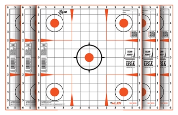 Picture of EZ-Aim Sight-In Grid Paper Self-Adhesive 12" x 12" Orange/White 100 Per Pack 15333100