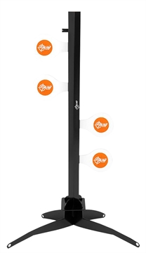 Picture of EZ-Aim Speed Zone Rimfire Dueling Tree Rifles/Handguns Orange/White Steel Standing Includes 4 Steel Target Paddles 15633