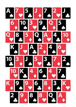 Picture of EZ-Aim House of Cards Wall Paper Handgun Works w/Handgun/Shotgun/Airsoft Gun/BB Guns/Pellet Gun 23" x 35" Black/Red/White 3 Pack 15655