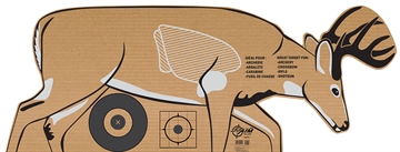 Picture of EZ-Aim Deer Silhouette Standing Cardboard Crossbow/Rifle/Shotgun Brown/White 6033