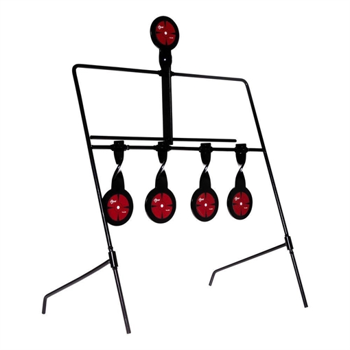 Picture of EZ-Aim Deflector Resetting Spinner Target System 16"W x 22.25"H Black/Red 15340