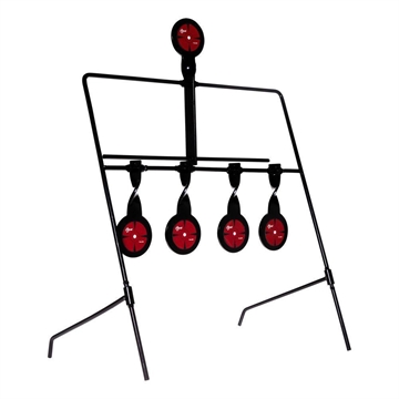 Picture of EZ-Aim Deflector Resetting Spinner Target System 16"W x 22.25"H Black/Red 15340
